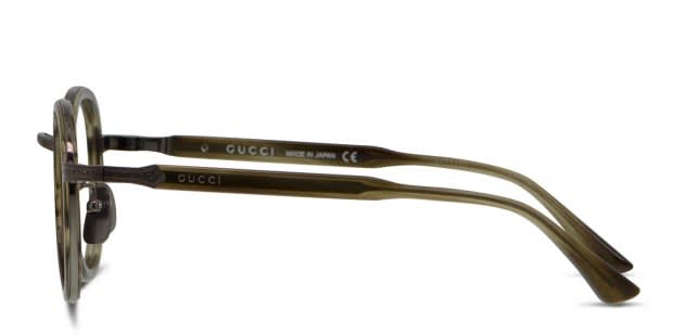 Gucci GG0067O Gray/Gunmetal Prescription Eyeglasses