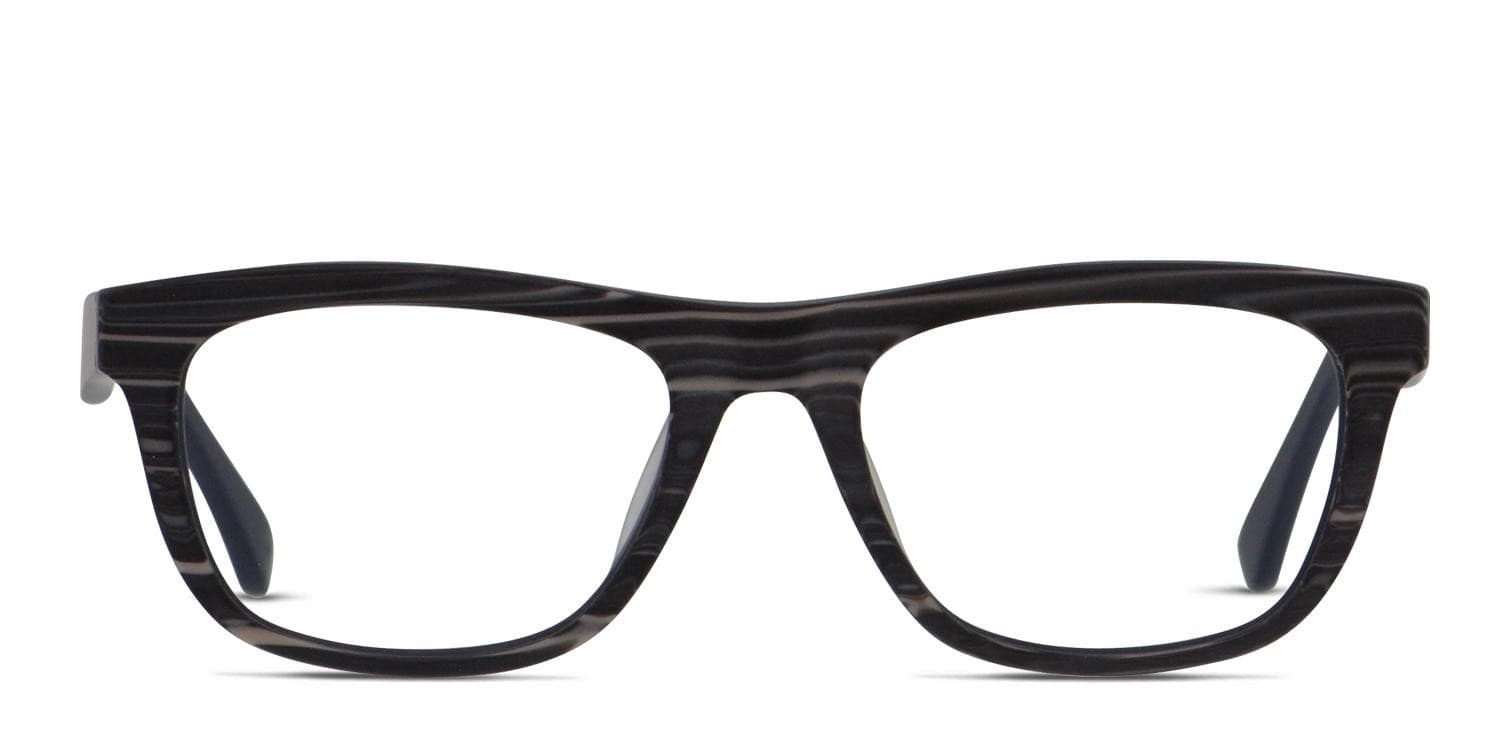 Calvin Klein CK5886 Gray, Pattern, Blue glasses - Multicolor / Blue / Gray - Frontal View