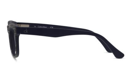 Calvin Klein CK5886 Gray, Pattern, Blue glasses - Multicolor / Blue / Gray - Side View