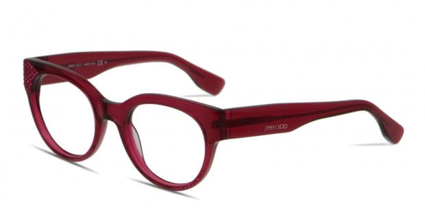 JIMMY CHOO キャットアイフレムメカネ JC336 HR5 キャットアイ Jimmy Choo(ジミーチュウ) メガネ(レディース