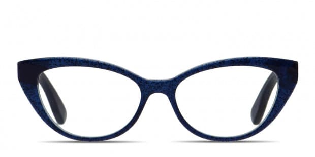 Jimmy Choo JC149 Blue Glitter Prescription Eyeglasses