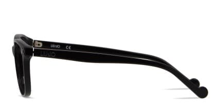 Liu Jo LJ2607 Shiny Black glasses - Shiny Black - Side View