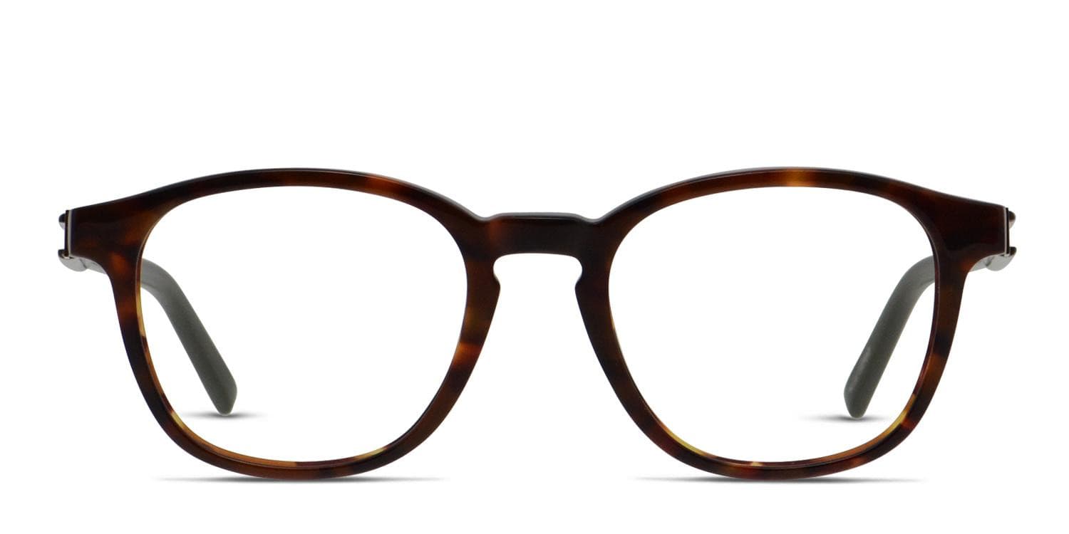 エム Mont Blanc MB632 Tortoise/Green Eyeglasses | Includes FREE Rx Lenses