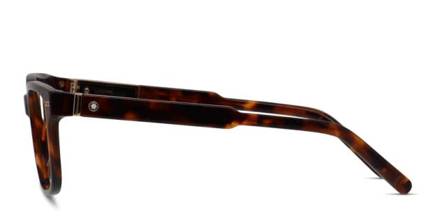 Mont Blanc MB705 Brown/Tortoise Eyeglasses | Includes FREE Rx Lenses