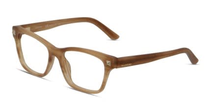 Valentino V2667 Brown, Beige glasses - Brown / Beige - Angle View