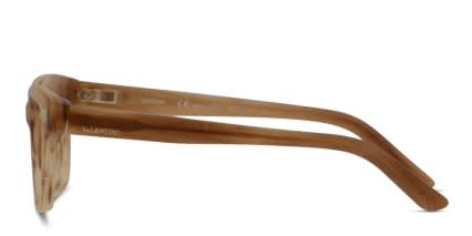 Valentino V2667 Brown, Beige glasses - Brown / Beige - Side View