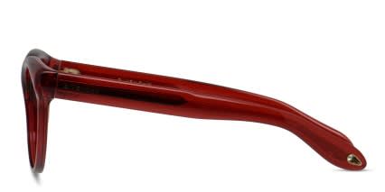 Givenchy GV0040 Clear Red glasses - Red / Clear - Side View