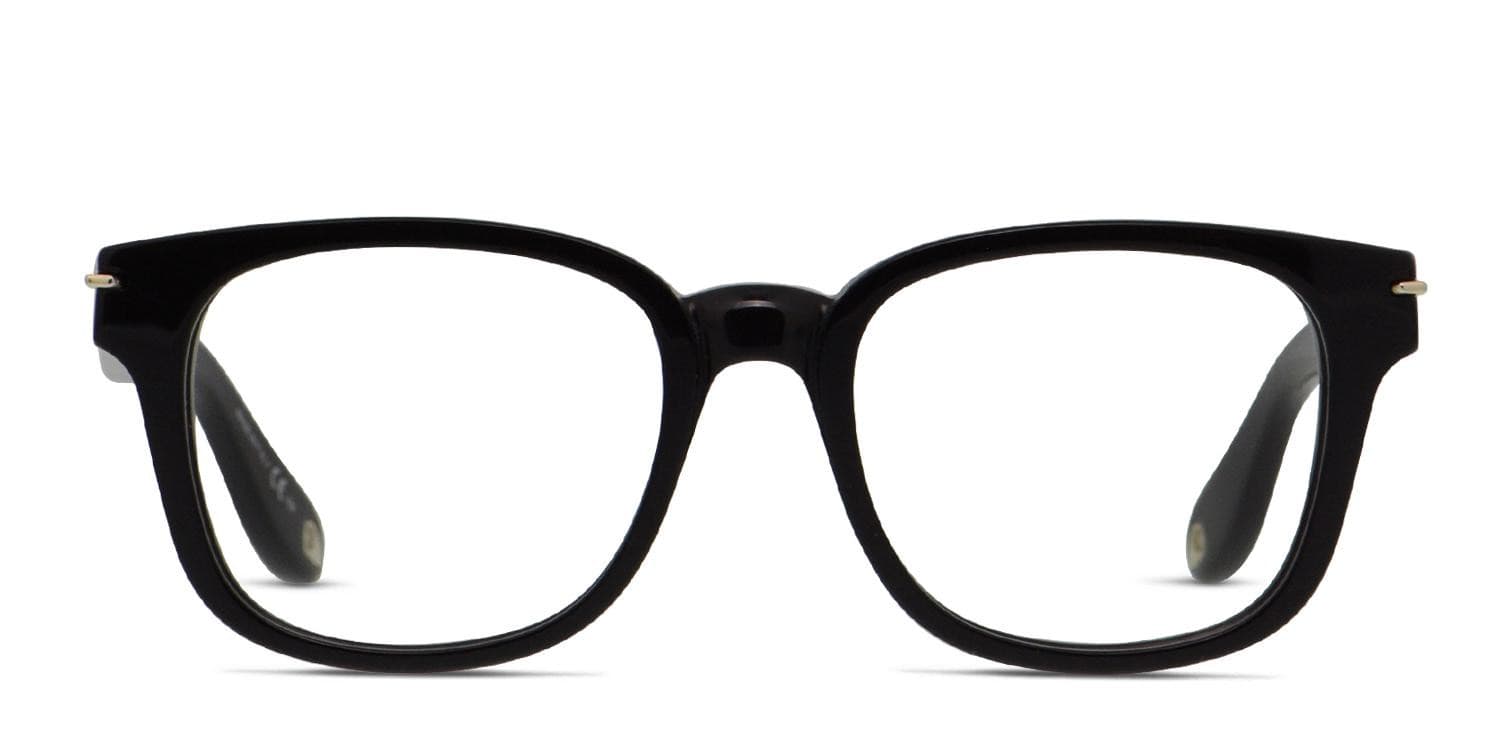 GIVENCHY クラフィックフリントシッフフティ BMJ0LB3YJ7 001 Givenchy GV0001 Shiny Black Prescription Eyeglasses