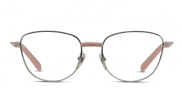 Alain Mikli A02024 Silver/Pink w/Clip-on Prescription Eyeglasses