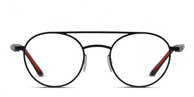 Starck Eyes SH2029 Black/Red Eyeglasses | Includes FREE Rx Lenses