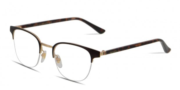 Gucci GG0020O Brown Gold Tortoise