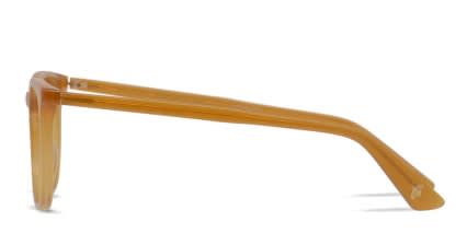 Gucci GG0122O Clear Yellow glasses - Yellow / Clear - Side View