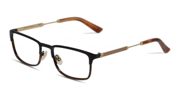Gucci GG0135O Black Tortoise Gold