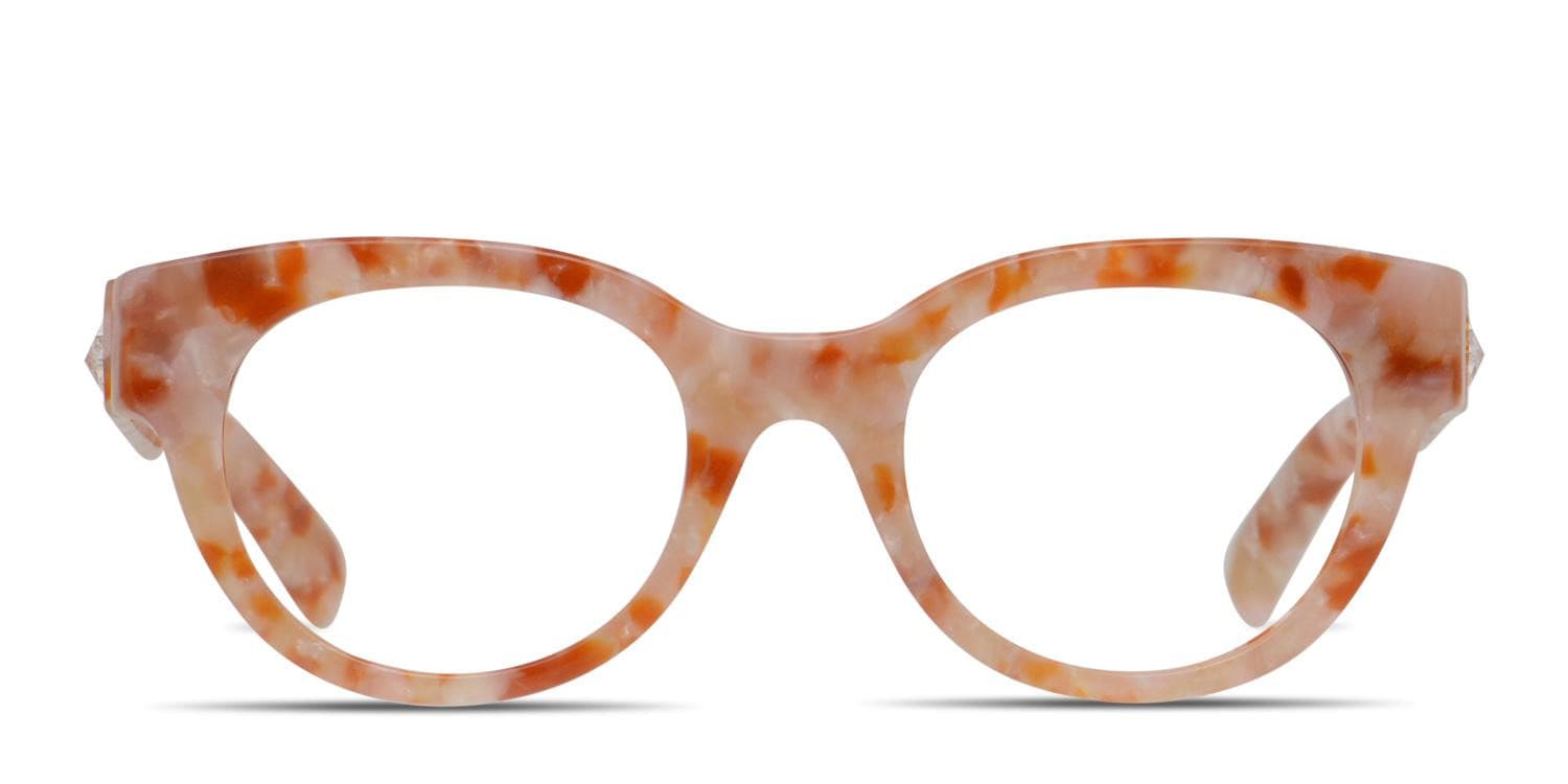 Gucci GG0209O Tortoise, Pink, Orange Prescription Eyeglasses