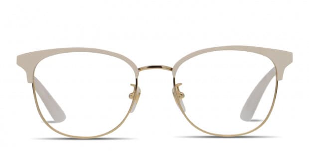 専用です 新品GUCCI GGロゴ イヤーマフ オフホワイト Gucci GG0250OK White/Gold Prescription Eyeglasses