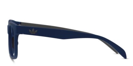 Adidas AOR004O Blue/Gray glasses - Blue / Gray - Side View