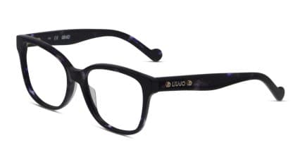 Liu Jo LJ2628 Blue/Purple/Glitter glasses - Blue / Purple / Glitter - Angle View
