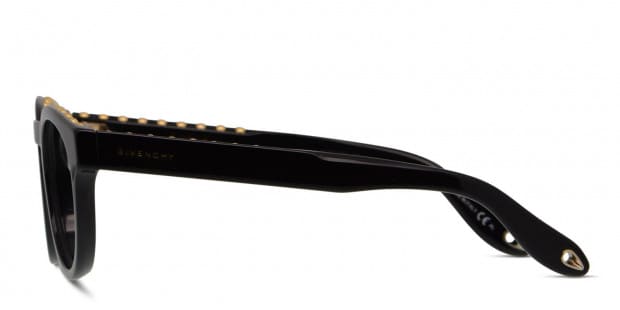 Givenchy GV0007 Shiny Black/Gold Prescription Eyeglasses