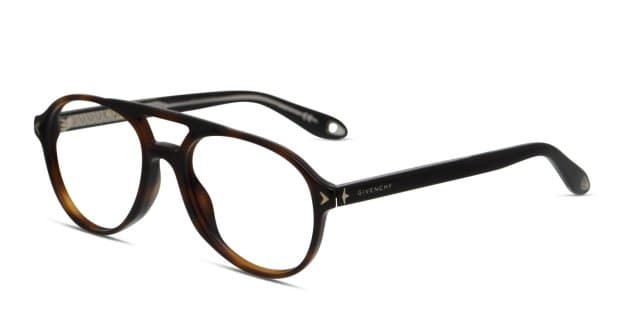 Givenchy GV0066 Brown/Tortoise/Black Eyeglasses | Includes FREE Rx