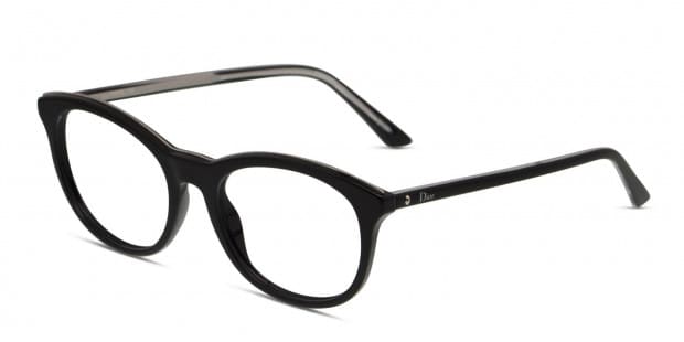 DIOR オハルフレムメカネ MONTAIGNE41 CF219 Dior Montaigne 41 Shiny Black Prescription Eyeglasses
