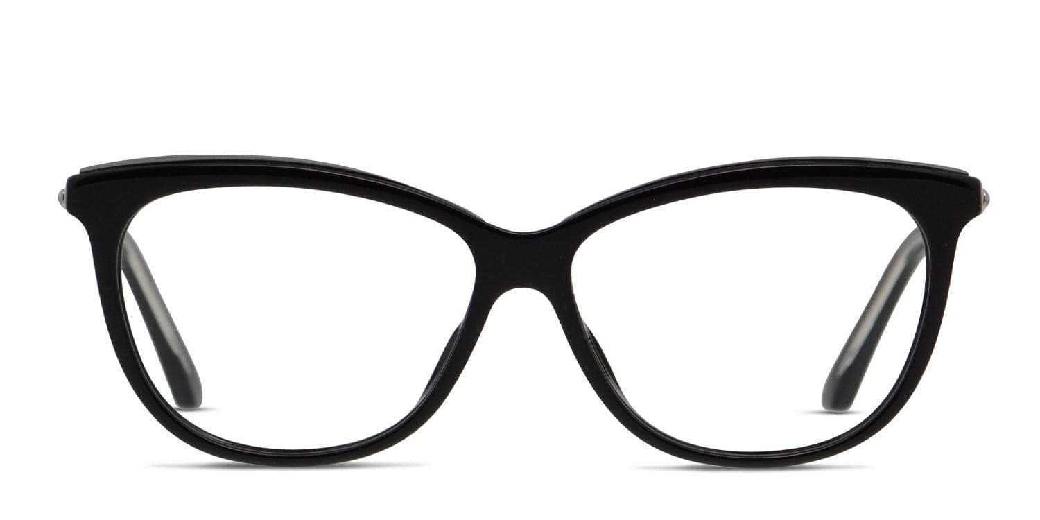 Dior Montaigne 49 Shiny Black/Gunmetal Prescription Eyeglasses