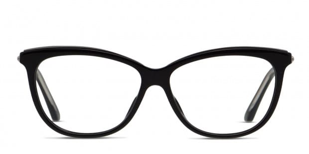 Dior Montaigne 49 Shiny Black Gunmetal Prescription Eyeglasses