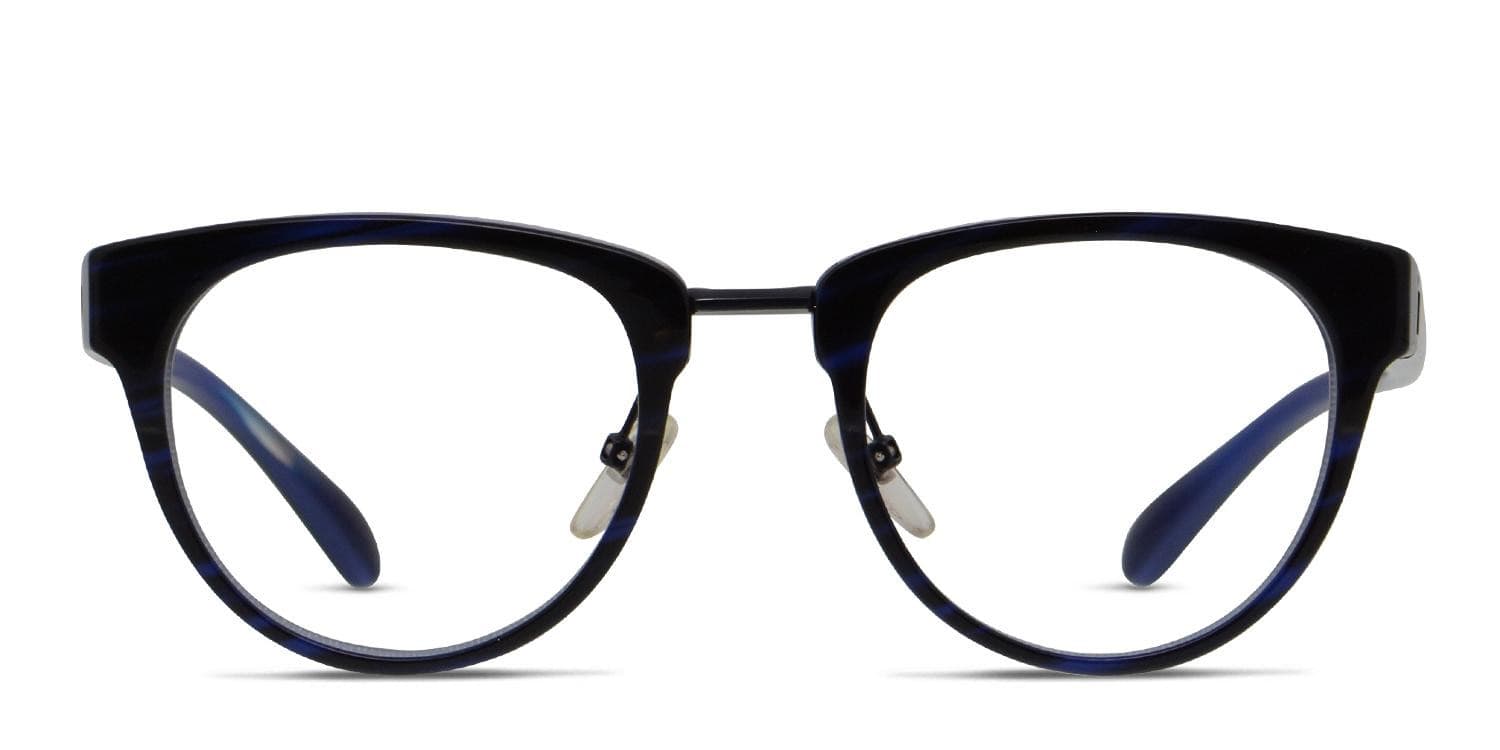 Starck Eyes SH3043 Blue/Pattern Prescription Eyeglasses