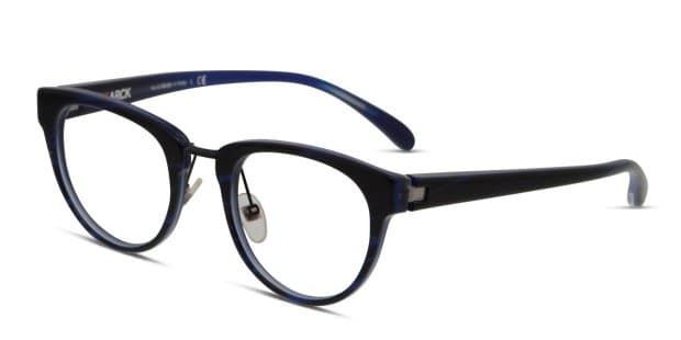 Starck Eyes SH3043 Blue/Pattern Prescription Eyeglasses