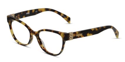 Moschino MOS509 Tortoise/Yellow glasses - Tortoise / Yellow - Angle View