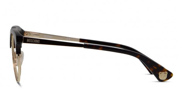Moschino MOS514 Tortoise Gold Eyeglasses Includes FREE Rx Lenses