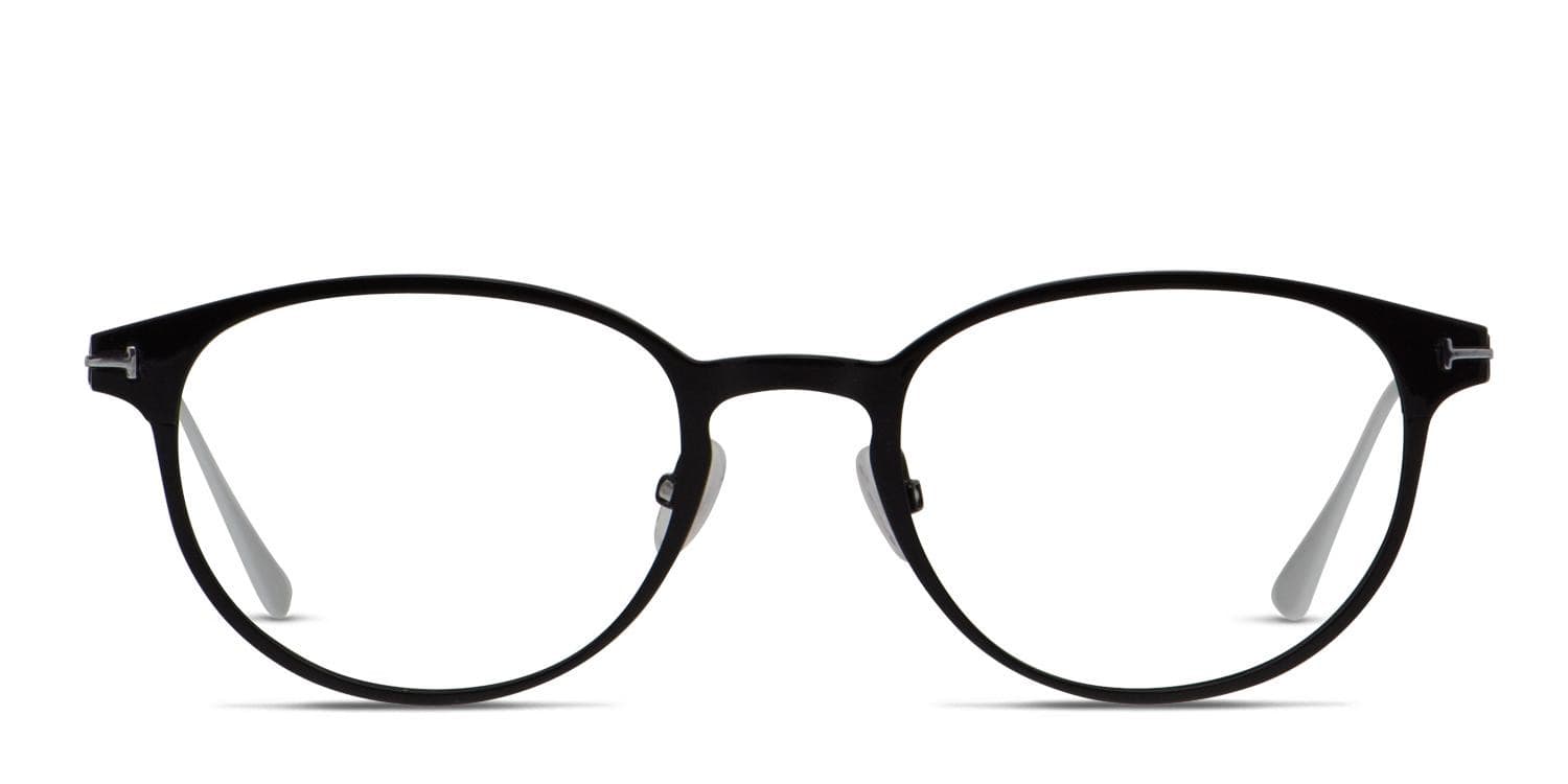 Tom Ford TF5482 Shiny Black/Silver Prescription Eyeglasses