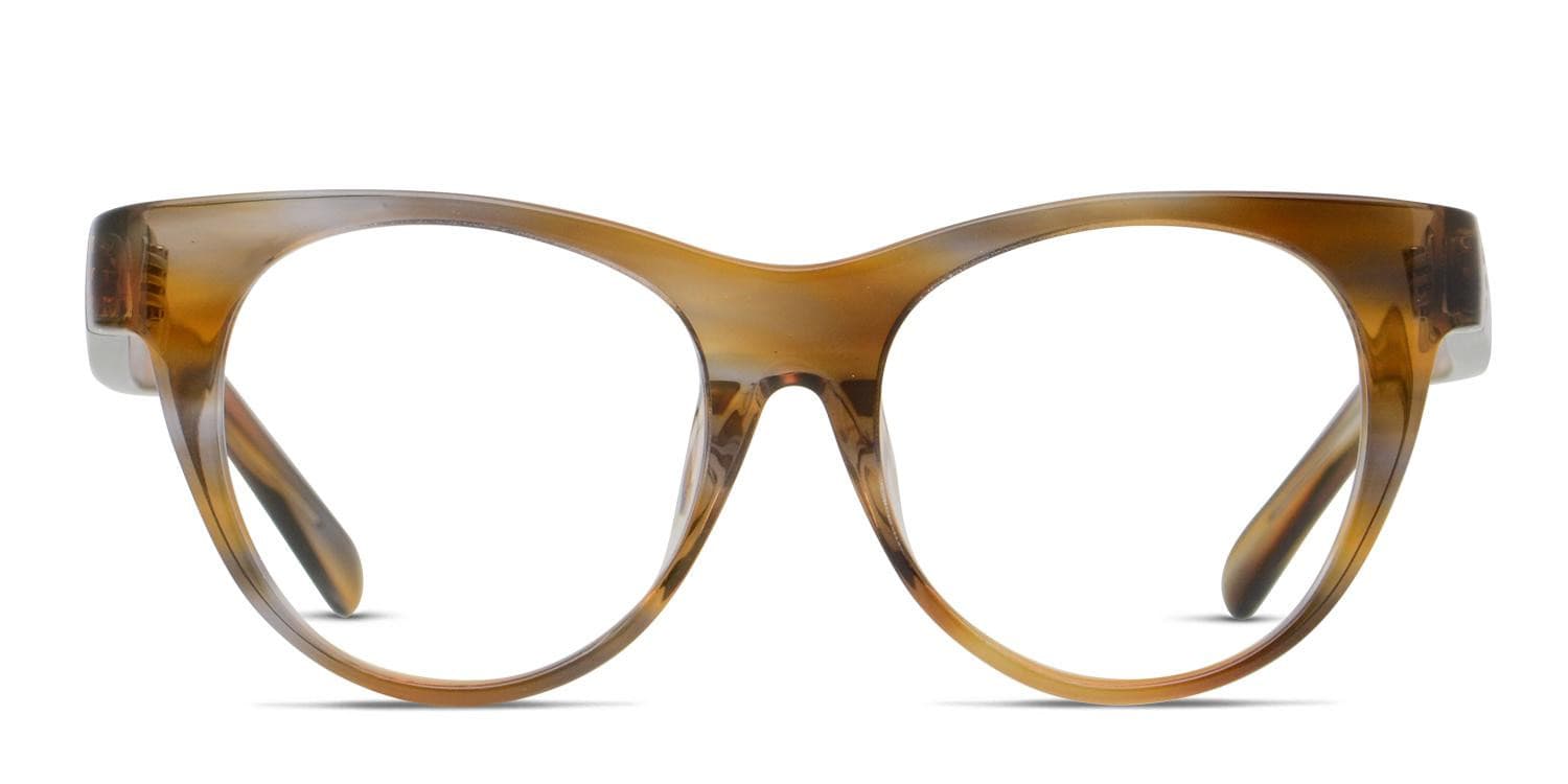 Celine CL50019F Brown/Gray/Clear Prescription Eyeglasses