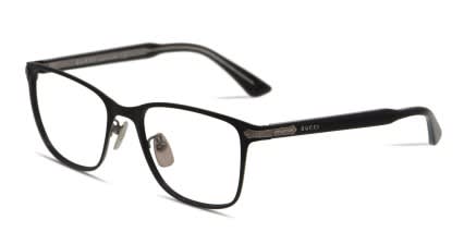 Gucci GG0070O Black glasses - Black - Angle View