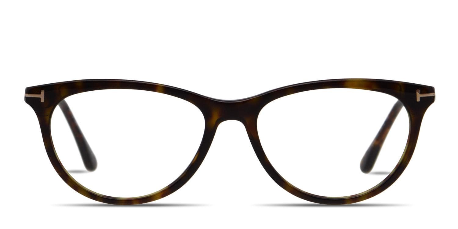 Tom Ford TF5509 Brown/Tortoise/Gold Prescription Eyeglasses