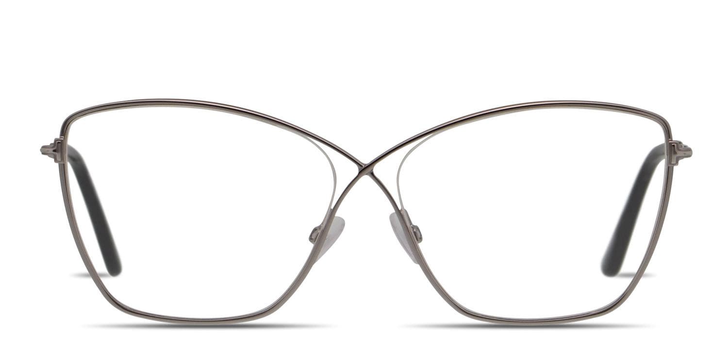 Tom Ford TF5518 Gunmetal Eyeglasses | Includes FREE Rx Lenses