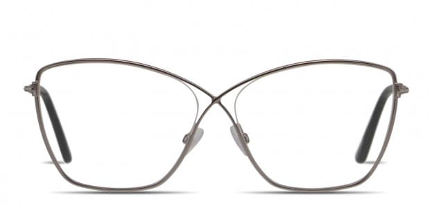 Tom Ford TF5518 Gunmetal Eyeglasses | Includes FREE Rx Lenses