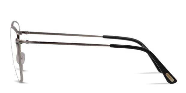 Tom Ford TF5518 Gunmetal Eyeglasses | Includes FREE Rx Lenses