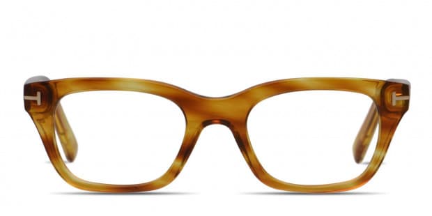 Tom Ford TF5536-B Tortoise/Yellow/Clear Eyeglasses