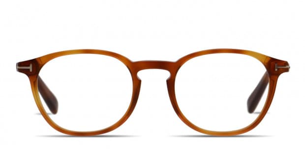 Tom Ford TF5583-B Tortoise/Clear Prescription Eyeglasses
