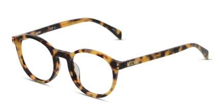 Moschino MOS502 Tortoise/Yellow glasses - Tortoise / Yellow - Angle View
