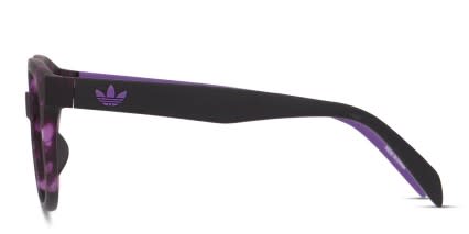 Adidas AOR002O Purple/Tortoise/Black glasses - Purple / Tortoise / Black - Side View