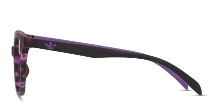 Adidas AOR006O Purple/Tortoise/Black glasses - Purple / Tortoise / Black - Side View