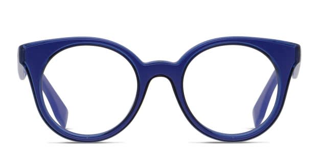 Fendi FF0198 Blue Eyeglasses | Includes FREE Rx Lenses