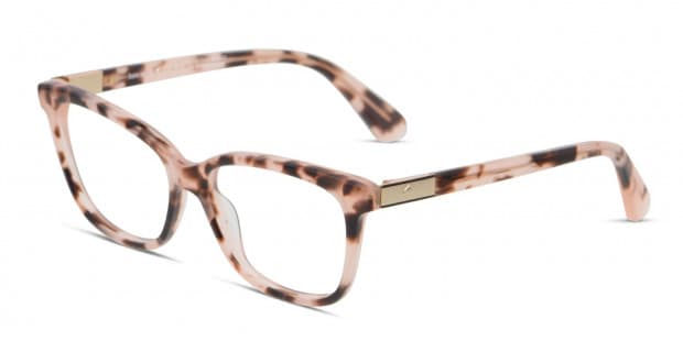 Kate Spade Jorja Tortoise/Pink Prescription Eyeglasses