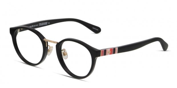 Kate Spade Agnessa/F Shiny Black Prescription Eyeglasses