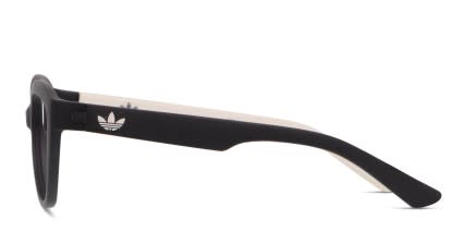 Adidas AOR015O Black/White glasses - Black / White - Side View