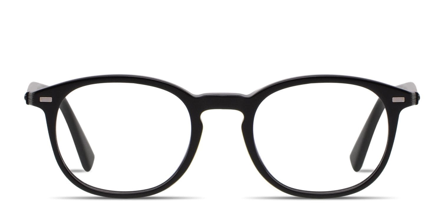 Ermenegildo Zegna EZ5070 Shiny Black/Black glasses - Shiny Black / Black - Frontal View