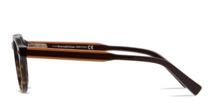 Ermenegildo Zegna EZ5128 Tortoise/Brown glasses - Brown / Tortoise - Side View