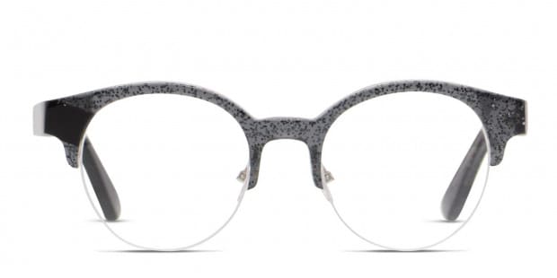 JIMMY CHOO ラウントフレムメカネ JC151 QA1 Jimmy Choo JC151 Gray/Black/Glitter Eyeglasses | Includes