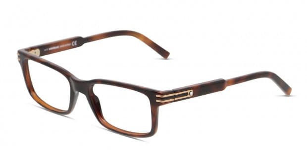 Mont Blanc MB668 Brown/Tortoise Prescription Eyeglasses 